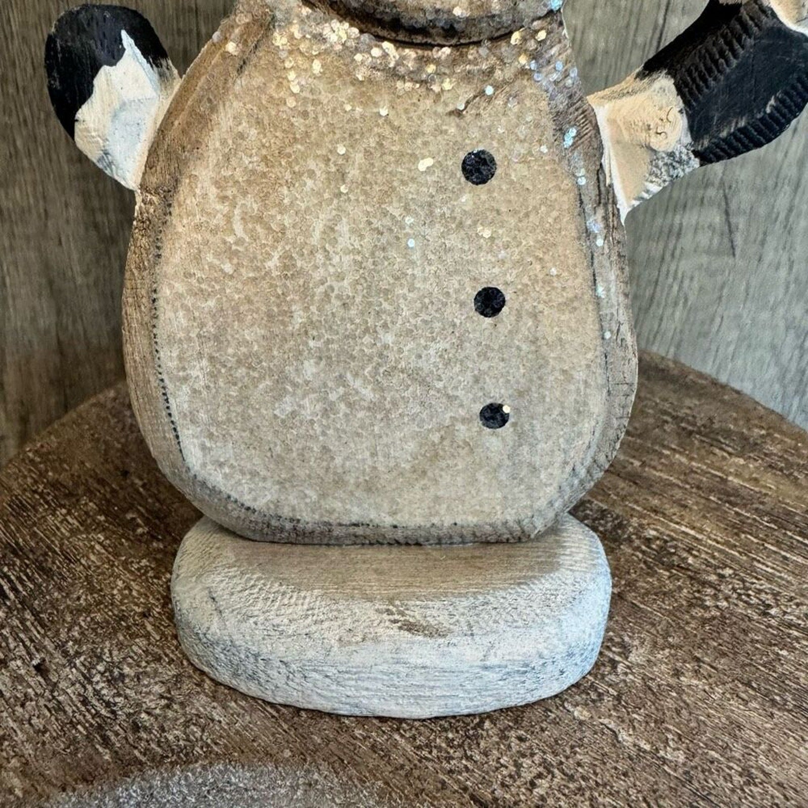 Rustic Snowman Wooden Christmas Holiday Decor  FAST SHIP NEW