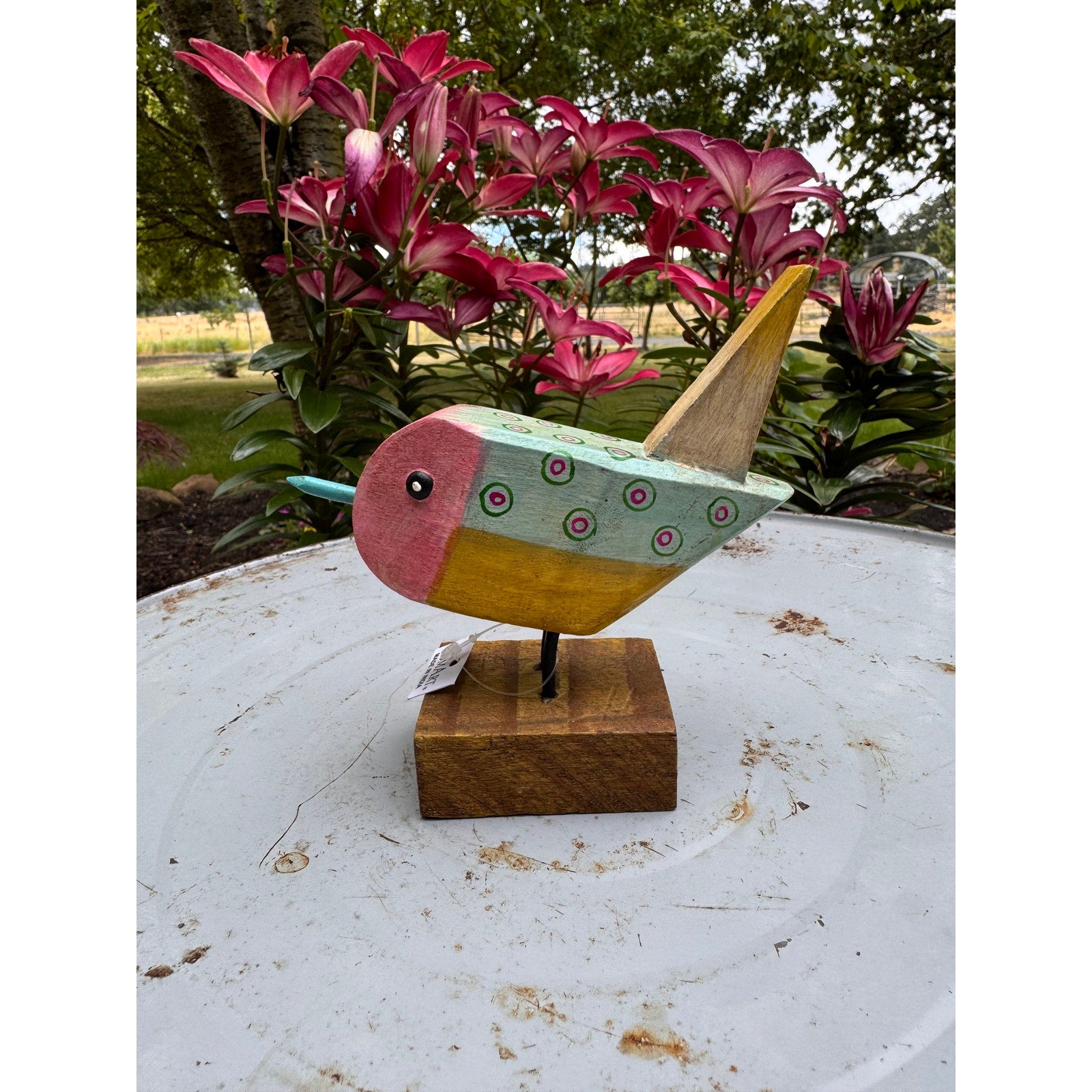 Wood Bird Set Songbirds Set of 3 Home Decor Bundle Handpainted Bird Lover Gift