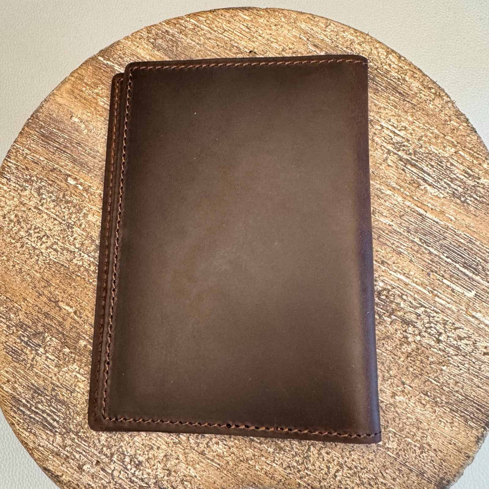Genuine Leather Passport Holder BROWN NEUTRAL Passport Wallet NEW FAST SHIP