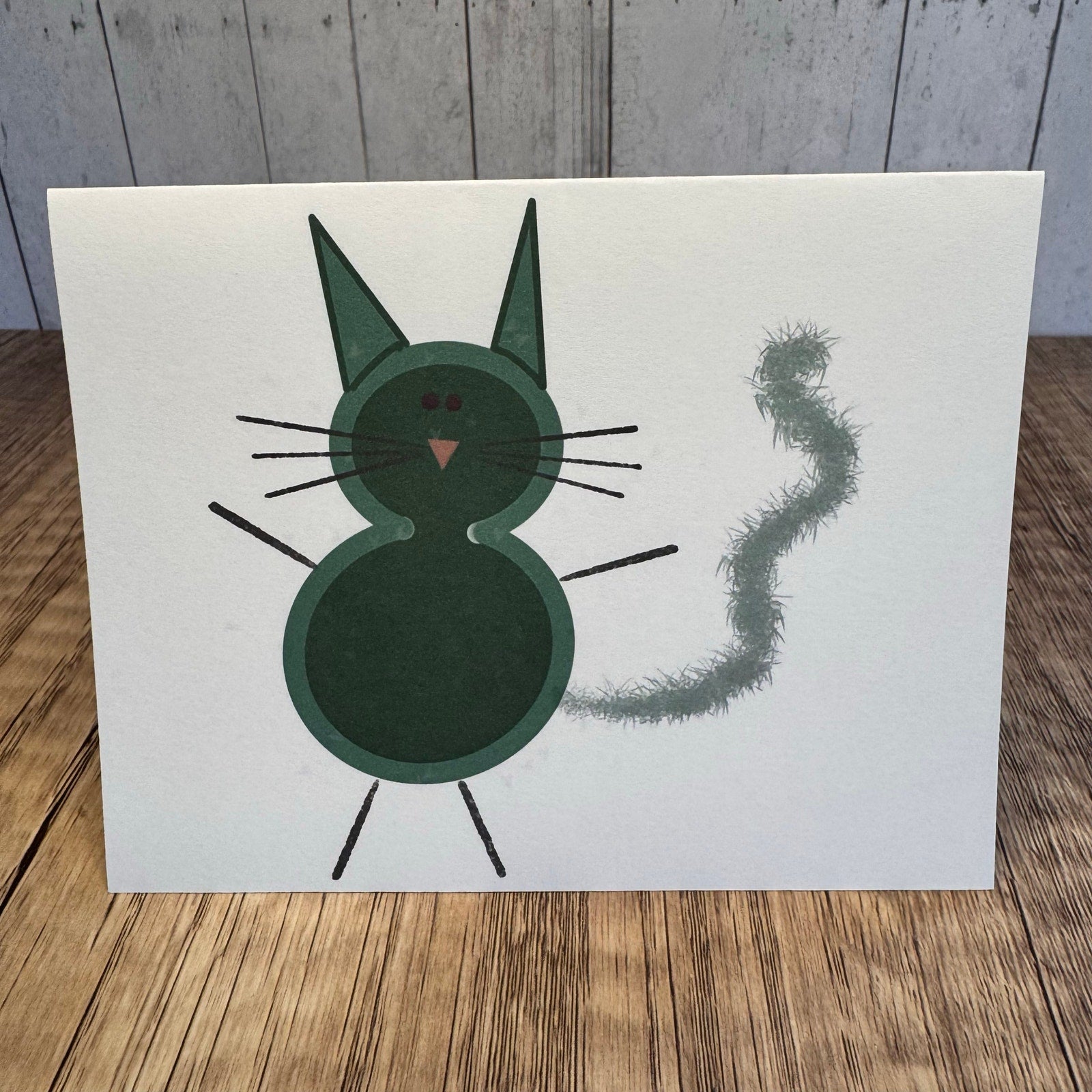 Greeting Cards Blank Notes Thank You Cards Cat Lover 6 w/Envelopes Custom Art