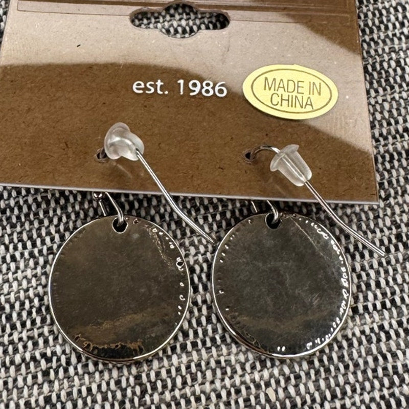 Hammered Metal Tulip Earrings Boho Accessories Flower Accessories NEW!