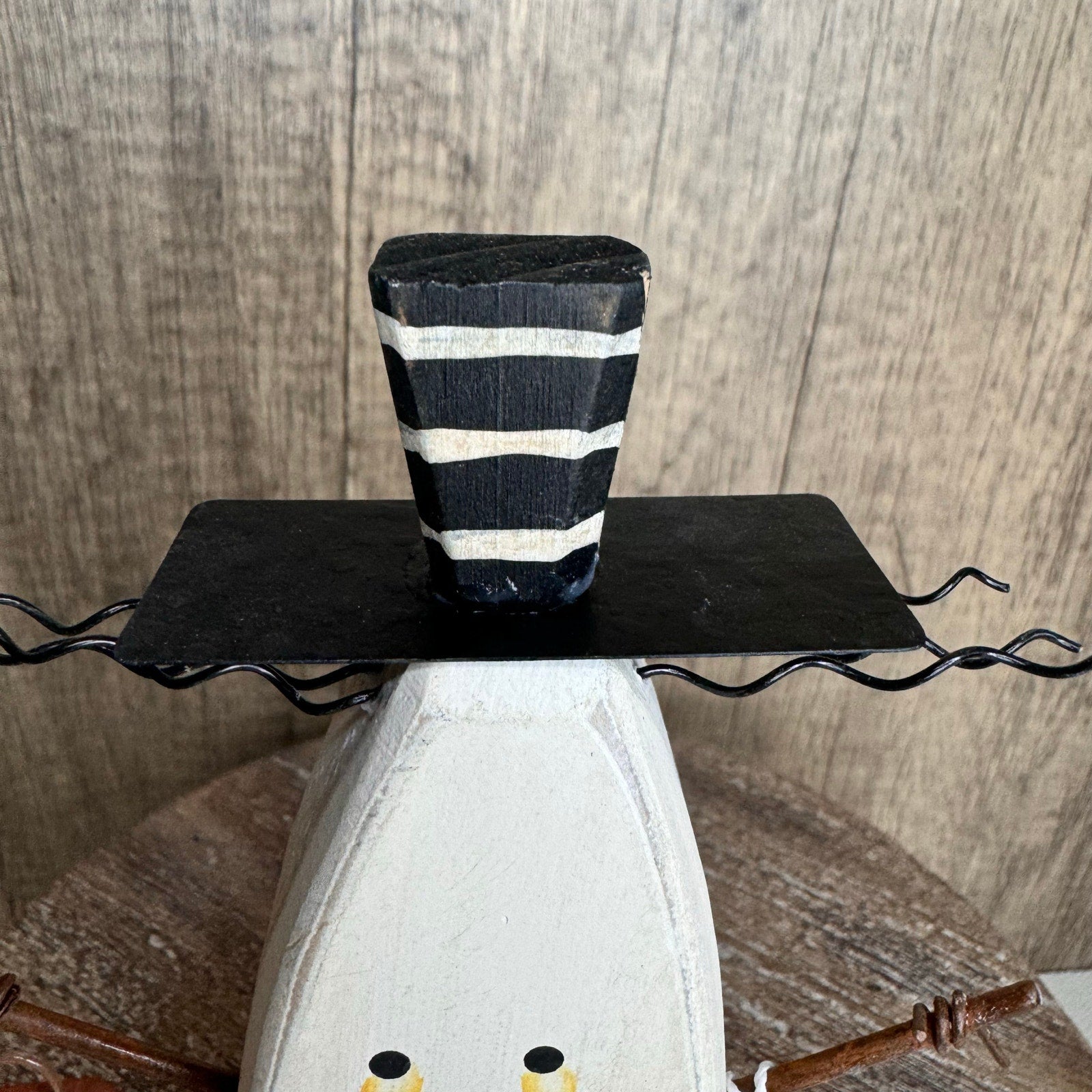 Rustic Halloween Home Decor Sitter Wood Ghost Fall Autumn FAST SHIP NEW