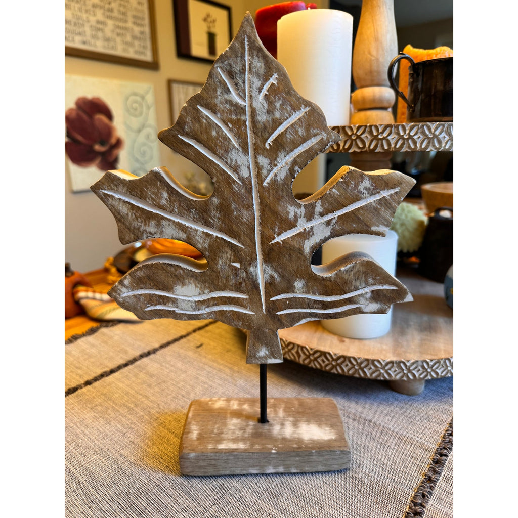 Wood Bird Maple Leaf Set of 3 Maple Leaf Sand Piper Duck Home Decor Rustic Home