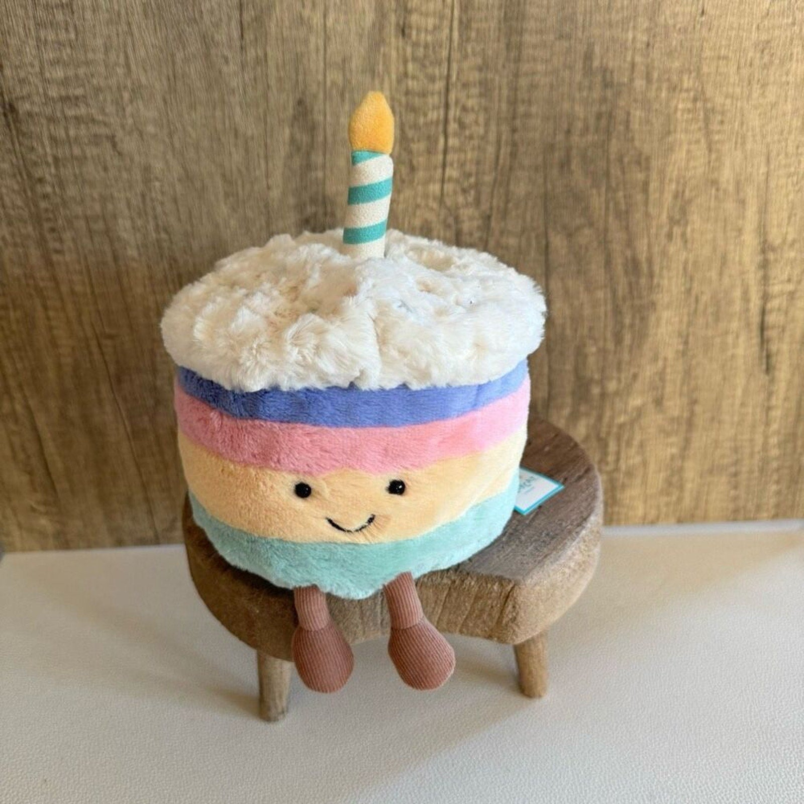 Jellycat Rainbow Birthday Cake Jellycat Amuseables FAST SHIP NEW