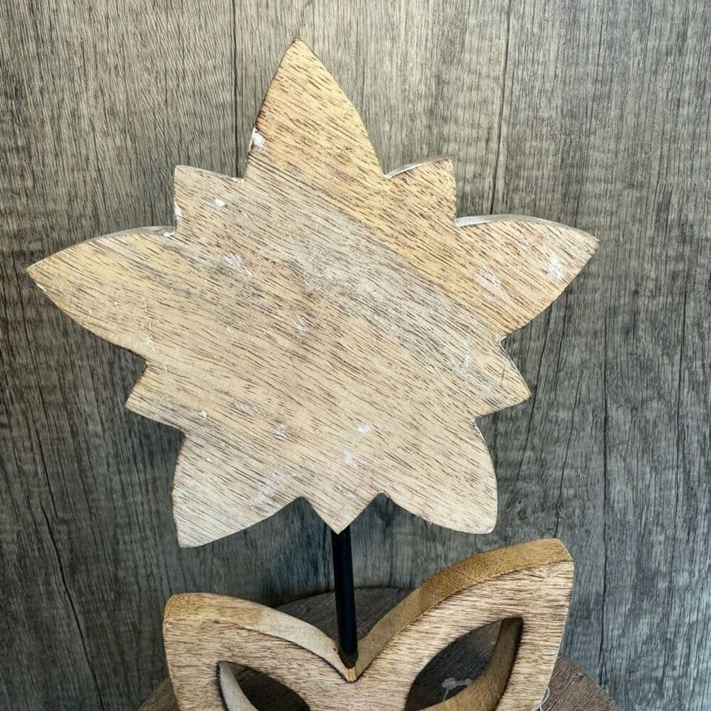 Rustic Wood Flower Home Decor NEW FAST SHIP