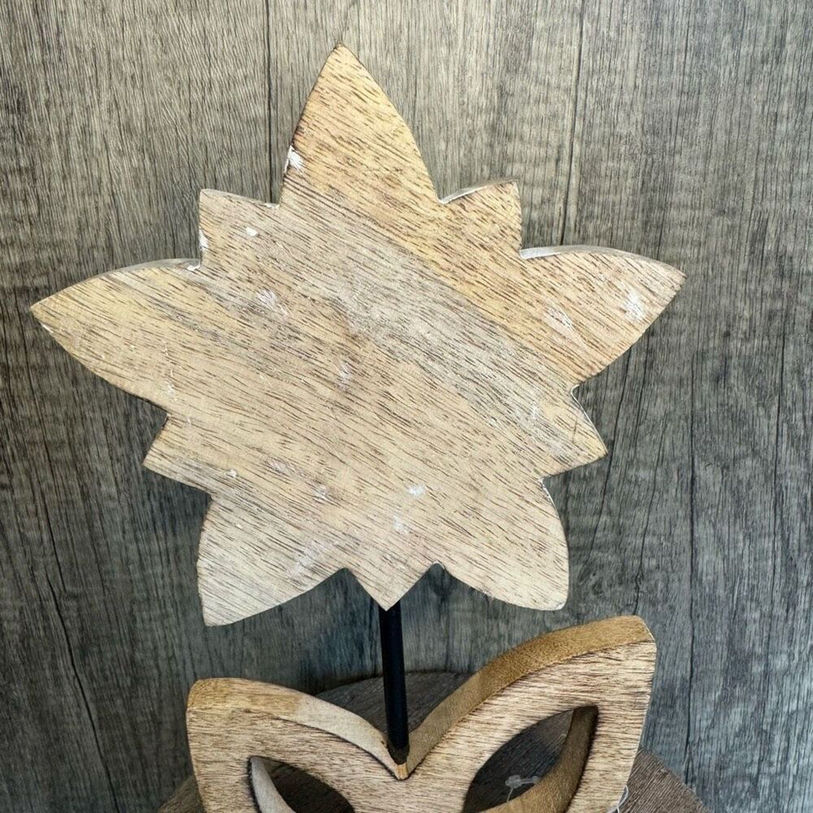 Rustic Wood Flower Home Decor NEW FAST SHIP