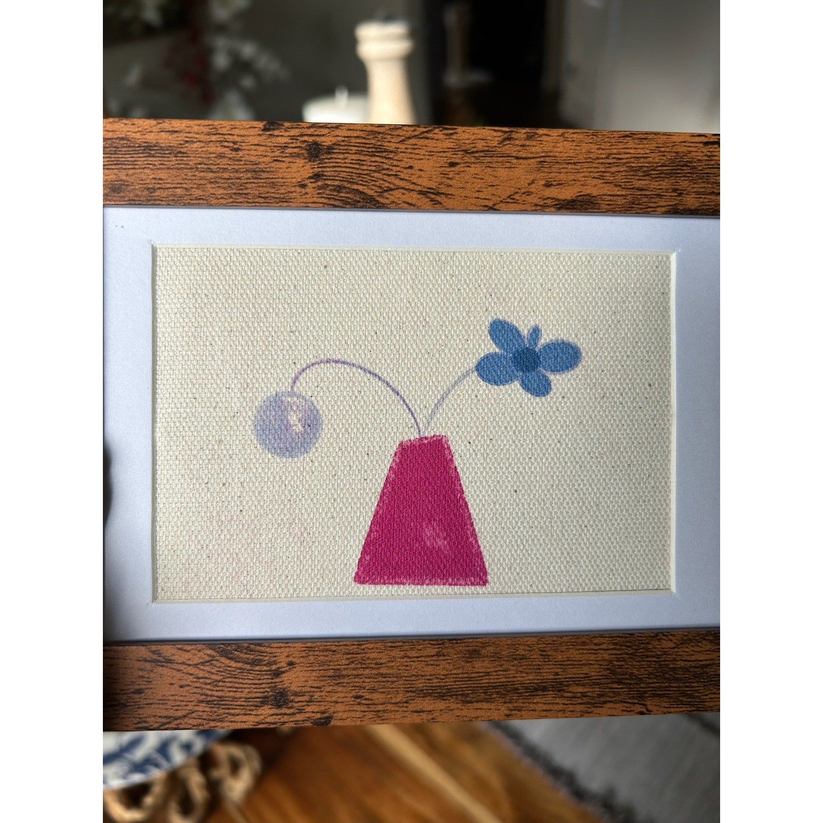 Mini Gallery Art 6 x 4 Original Wall Art Flower Vase West Hills Studio Canvas